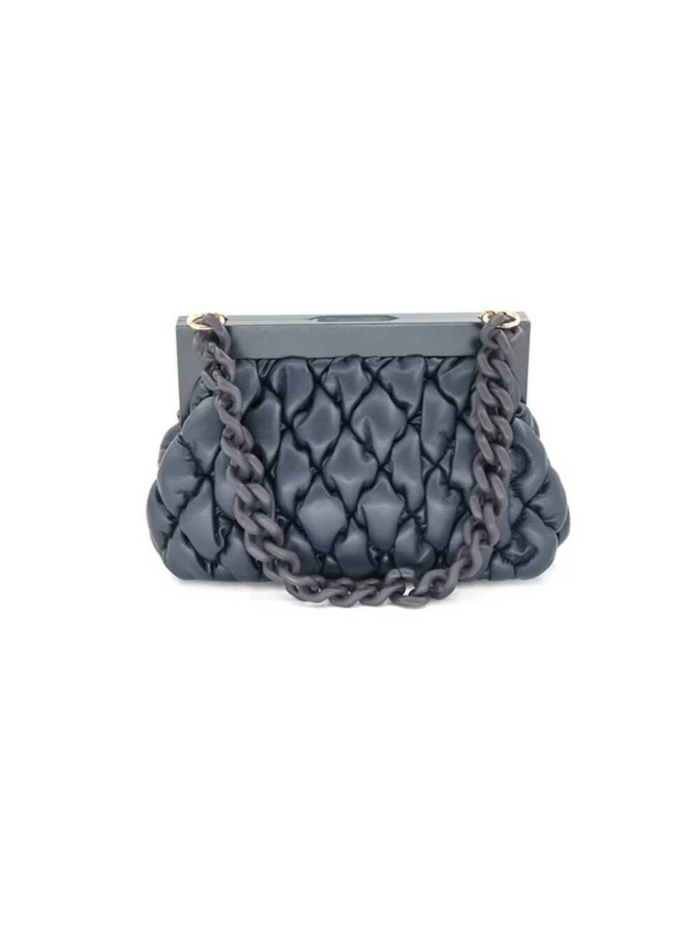 NEW BC HANDBAGS women's quilted shoulder bag in navy